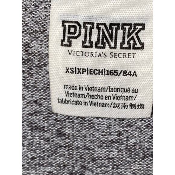 PINK Victoria’s Secret gray long sleeve sweater crop top Size Small Petite - Picture 7 of 8